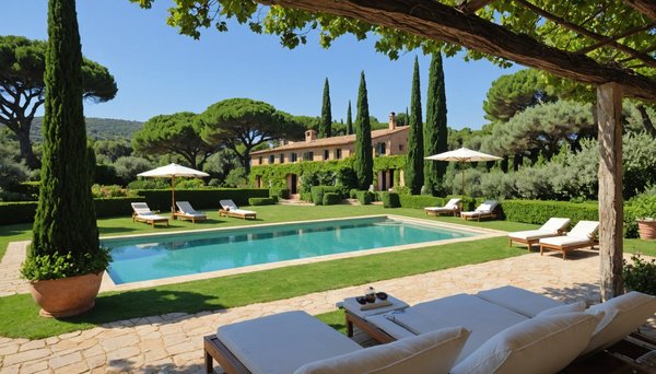 Luxe et tranquillité au domaine de l'astragale à saint-tropez